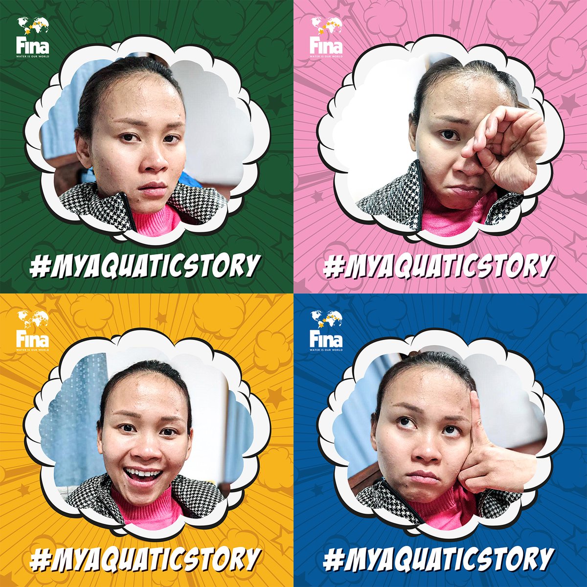 WorldAquatics's tweet photo. #MyAquaticStory
The banning of large gatherings and the postponement of important events in our community have taken us on an emotional rollercoaster.

It’s alright to feel sad, angry, confused or worried, but we encourage you to put a smile on your face and be positive! https://t.co/NI0yIUR18B