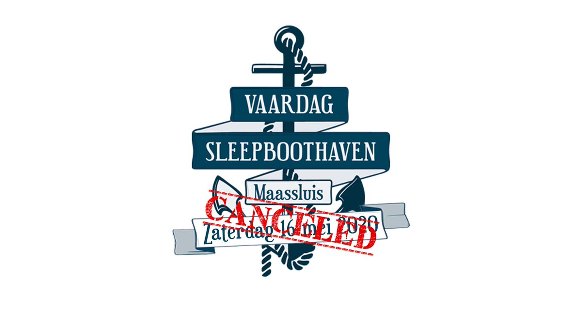 De Vaardag Sleepboothaven Maassluis op zaterdag 16 mei is geannuleerd wegens maatregelen rond het corona virus. Wij houden de optie open om het later dit jaar te organiseren. Lees meer op: sleepboothaven.nl/2020/03/25/vaa…