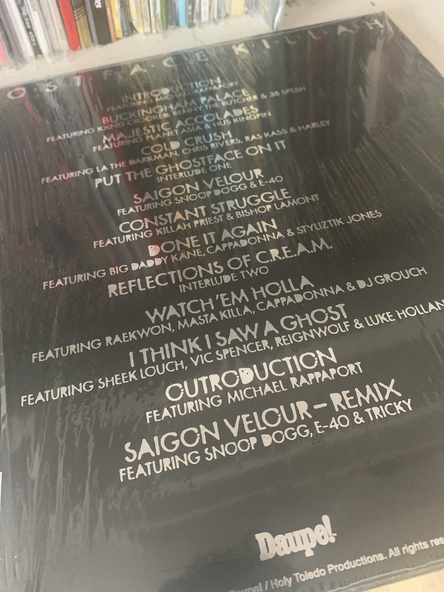MaxBoor's tweet photo. Another #DiscogsQuickPick and another #GhostfaceKillah album. #TheLostTapes #BigGhostLtd. This one is a limited edition white transparent vinyl release from @DaupeMedia https://t.co/CqmdXt59PP