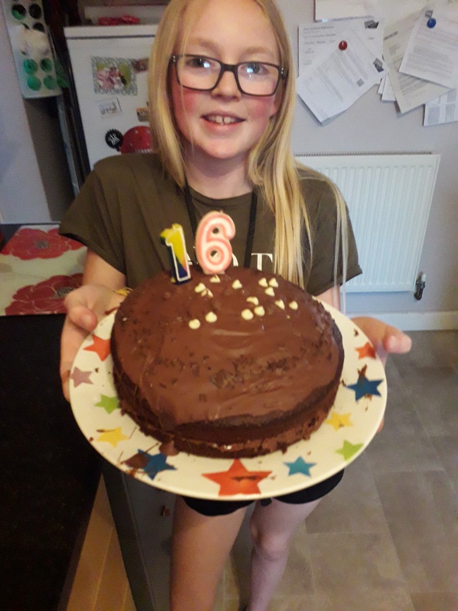 NovaPrimary's tweet photo. This Year 5 star has made a beautiful cake for her brother's 16th birthday. There are so many skills involved in this- why don't you do something similar today? #yummy #cookingislearning https://t.co/Bz5xmNy0Ez