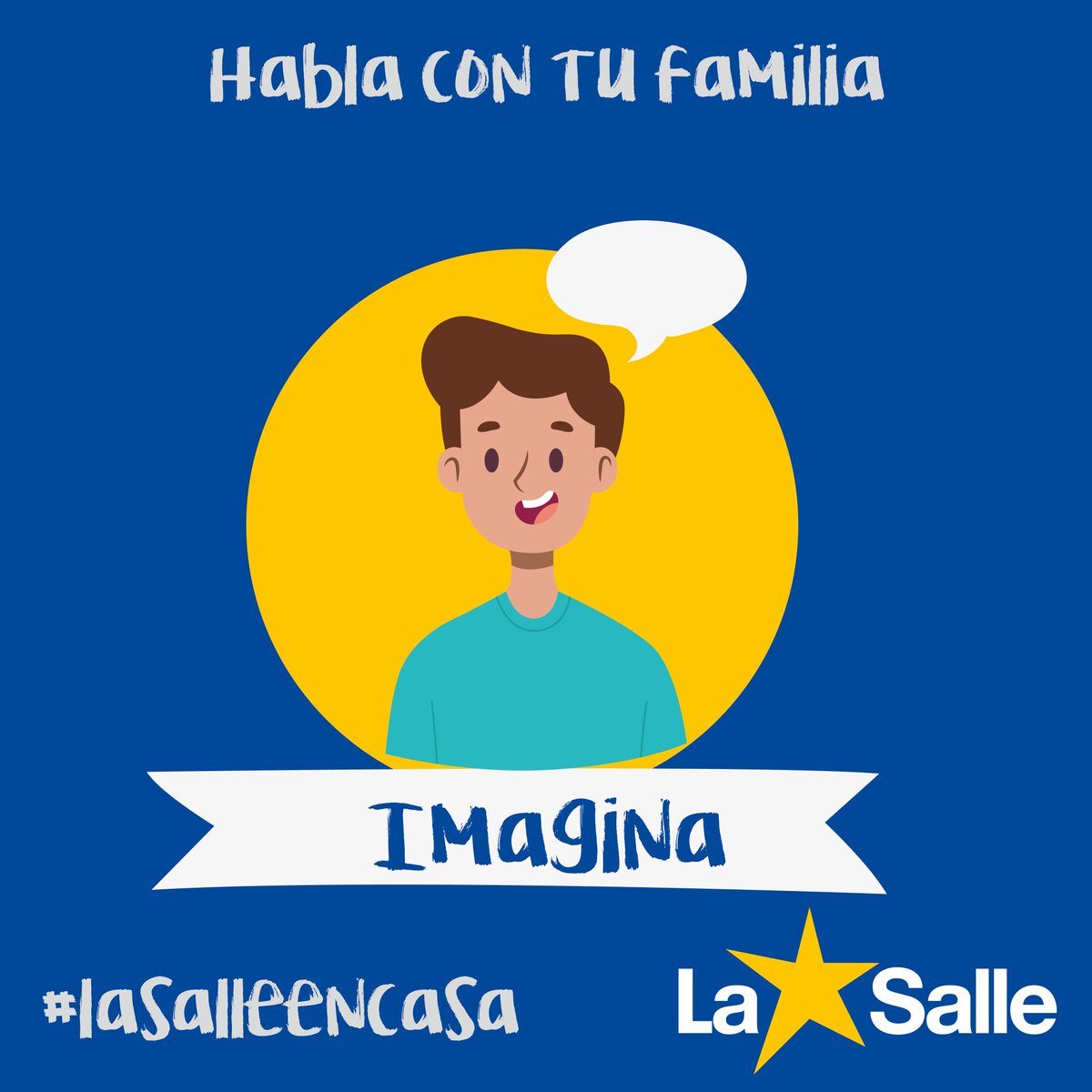 LaSalleInma's tweet image. FALA
Fala coa túa familia, cóntalle que tal che foi o día. Contarvos o que fixéstedes como se non estiveras ahí. É temp9 de falar.#SomosLaSalle #Imaxina #Inmaxina #LaSalleNaCasa #QuedaNaCasa
