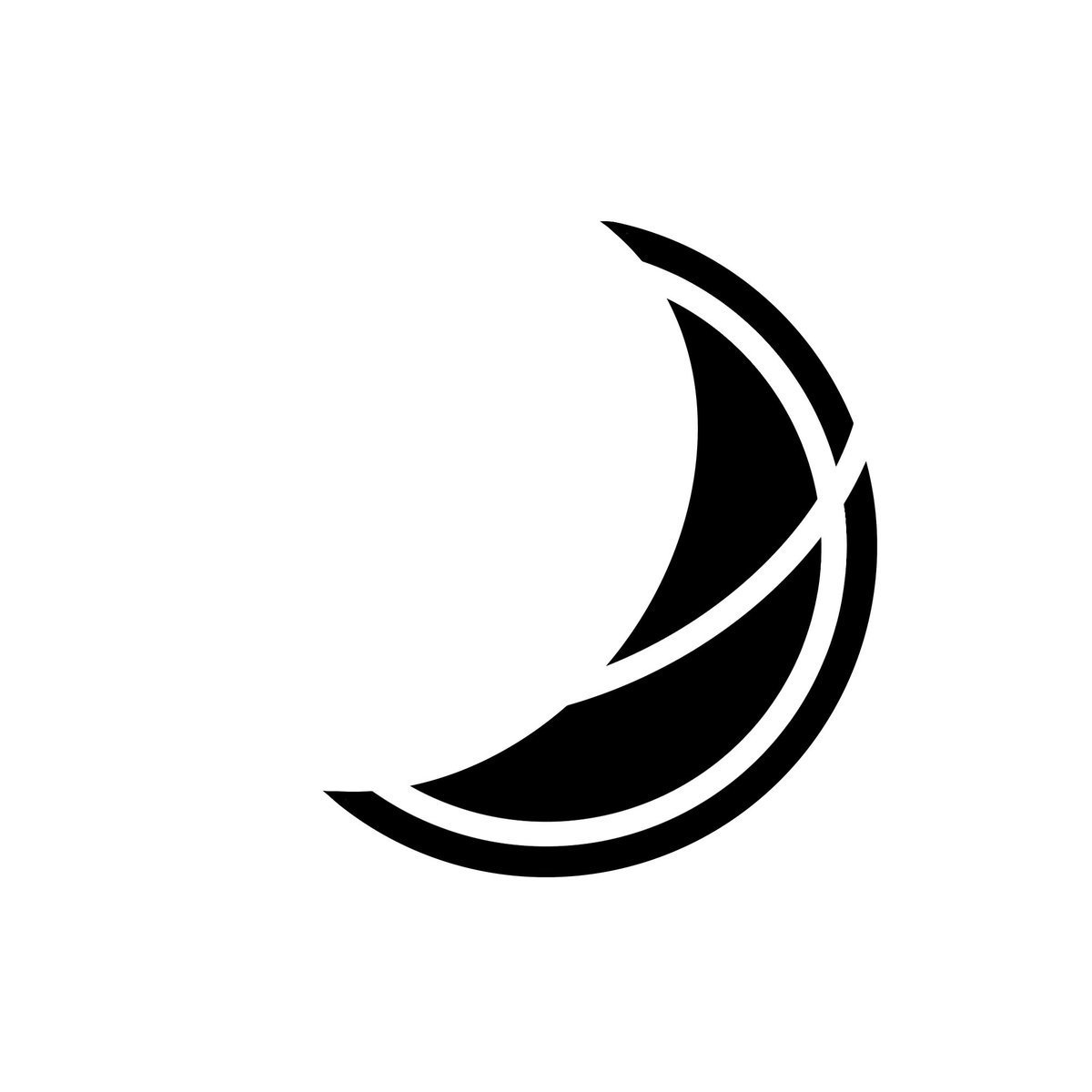 𝐆𝐨𝐨𝐝 𝐆𝐚𝐦𝐞 Twitterissa 月の形のフリーロゴ シンプルなロゴですがアイコン全体に 使ってみて下さい とくに丸 アイコン フリーロゴ 月