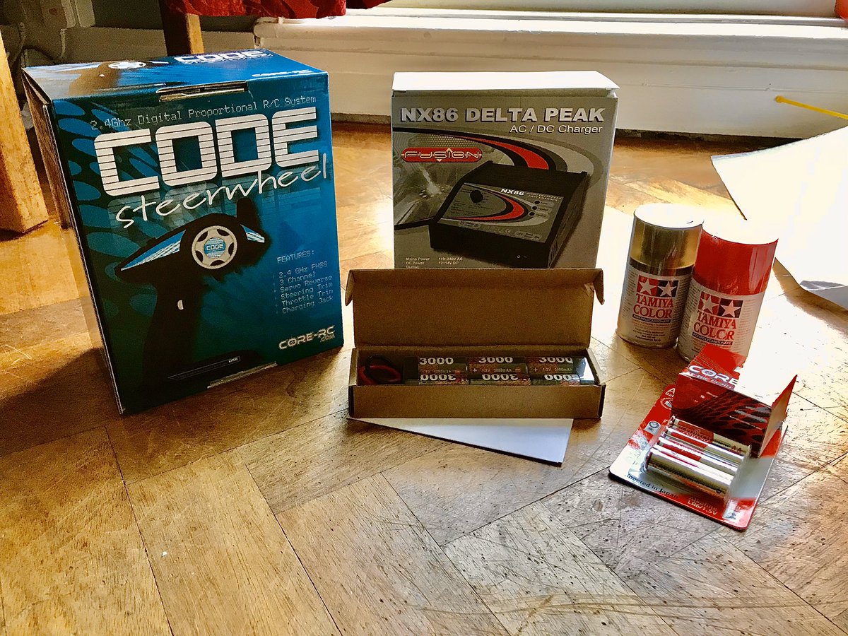revslimiter's tweet image. @Carpervert #modelcitizen #remotecontrolledvicar  #firsttimebuilder The RC gear has arrived - the car comes Saturday!!! Getting excited!!!!