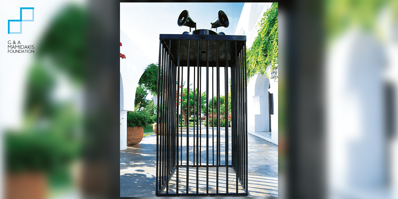 Dimitris Dokatzis, "Dirty Words"
The aim of the 3rd Art Symposium was to present 22 artists who had experienced long periods, during which their freedom of expression was curtailed by totalitarian regimes. Read more here: bit.ly/39NE7MF