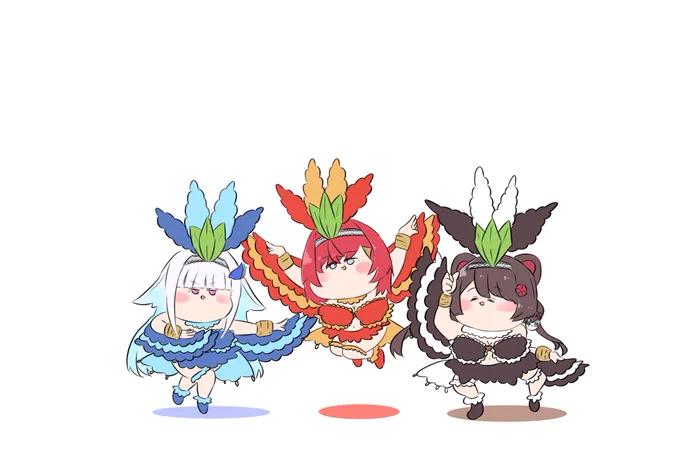 さんばか1周年おめでとうございます!
3人の活躍をこれからも応援しています!
(過去絵で失礼します)

#さんばか1stAnniversary 