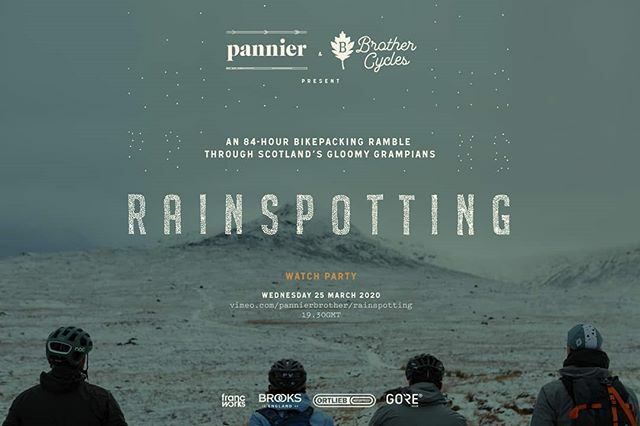 UnpavedPodcast's tweet photo. Tune into tonight's watch party with @panniercc x @brothercycles to premier their new film, Rainspotting.
.
7.30pm GMT on https://t.co/ARYKzHGfSF https://t.co/ahEguOnY9E https://t.co/g1q44JgJKR