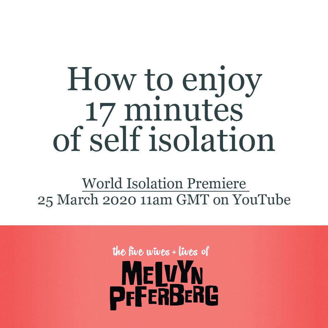 DamianSamuels's tweet photo. Dear casting directors my short film @MelvynPfferberg live on YouTube at 11am-it has a bunch of wonderful actors in it &amp; it’s going to use up 17 minutes of your lockdown- 
enjoy! https://t.co/co2illQvL5 @amyhubcast @SophHollandCast @sbaigcasting @DesHCasting @Rosalie_Casting https://t.co/kMPaYh2BIW