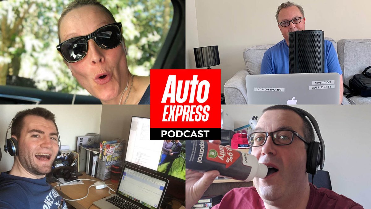 Auto Express Podcast (@autoexpresspod) on Twitter photo The latest <a href="/AutoExpress/">Auto Express</a> Podcast is live now!
🍎 aex.ae/apple
🎵 aex.ae/spotify
🖱️ aex.ae/google
This week <a href="/vb_h/">The CAR Girl 🚘 (You Tube) Vicki Butler-Henderson</a>, <a href="/SteveFowler/">Steve Fowler</a>, <a href="/joeholding/">Joe Holding</a> and <a href="/johnmcilroy/">John McIlroy</a> talk Land Rover Defender, Renault ZOE and more with social distancing very much in place 😄 The latest <a href="/AutoExpress/">Auto Express</a> Podcast is live now!
🍎 aex.ae/apple
🎵 aex.ae/spotify
🖱️ aex.ae/google
This week <a href="/vb_h/">The CAR Girl 🚘 (You Tube) Vicki Butler-Henderson</a>, <a href="/SteveFowler/">Steve Fowler</a>, <a href="/joeholding/">Joe Holding</a> and <a href="/johnmcilroy/">John McIlroy</a> talk Land Rover Defender, Renault ZOE and more with social distancing very much in place 😄