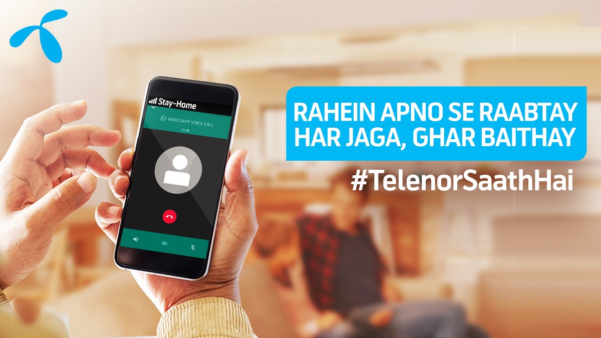 telenorpakistan's tweet photo. Apno se rabtay rakhain barkarar har bar Telenor ke saath! 💙
#TelenorSaathHai https://t.co/Gec3SpGVfm