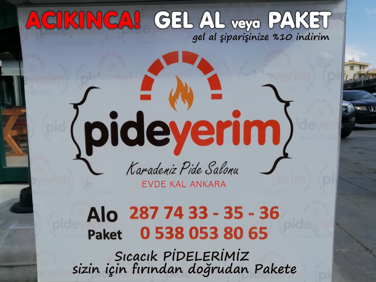 pideyerim's tweet photo. Siz Bugünde EVDE KALIN SAĞLICAKLA KALIN.
ACIKINCA BİZİ ARAYIN.... :)
#EvdeKal #Ankara #balgat #pide #yemek #pideyerim https://t.co/2G25EY4k78