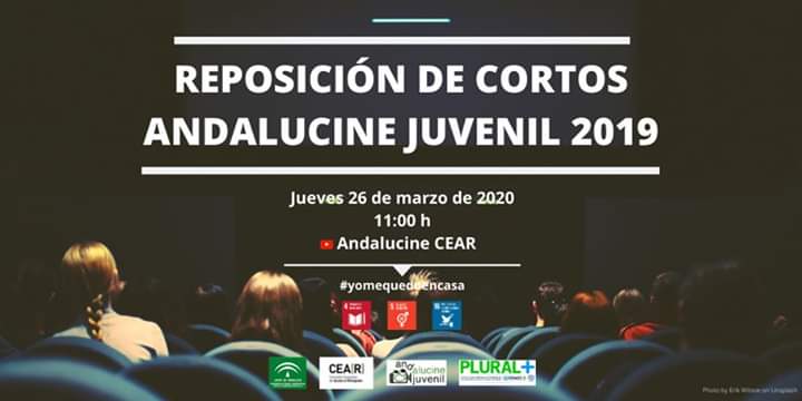 EvaFdzRuiz's tweet photo. Esto está muy bien.

A través de youtube: REPOSICIÓN DE CORTOS DEL ANDALUCINE JUVENIL 2019, próximo JUEVES 26 DE MARZO A LAS 11.00h.

#YoMeQuedoEnCasa https://t.co/suGE4uH2Ik