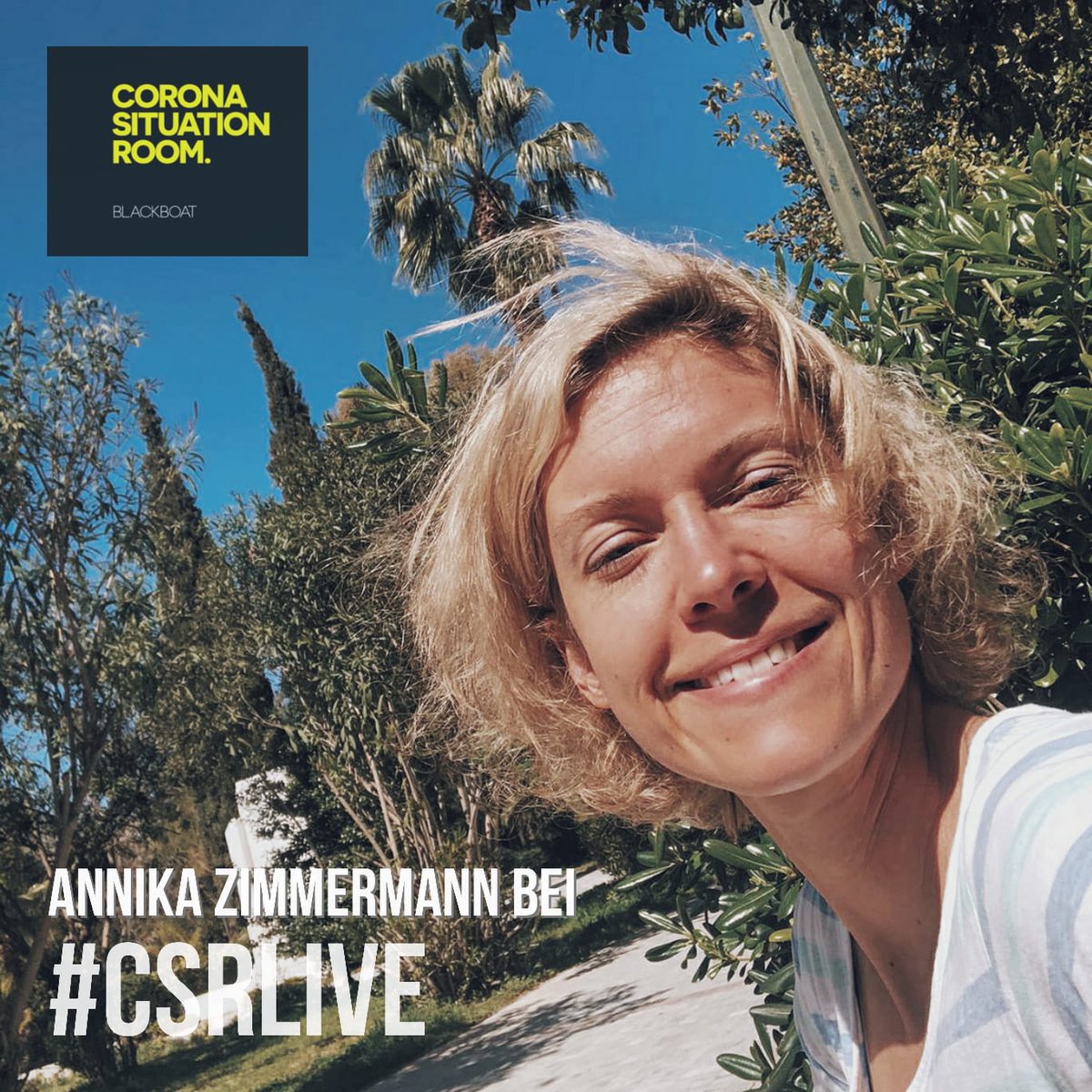 Jetzt im #csrlive. Freuen uns auf <a href="/michaelmollath/">Michael Mollath</a> <a href="/michaelmollath/">Michael Mollath</a> <a href="/janbechler/">Jan Bechler</a>  und Annika Zimmermann Sportmoderatorin beim ZDF.👉🏻youtube.com/watch?v=Nx15rb…
#coronasituationroom #digitalebildung #corona #blackboat #michaeltrautmann #christophmagnussen #otwtnw  #flattenthecurve