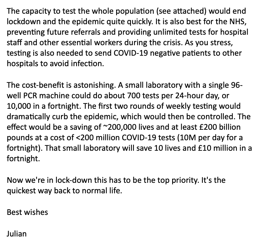 globalhlthtwit's tweet photo. Here is a letter circulated by Prof Julian Peto about how this could be done. (3) https://t.co/lS6vFFjslj