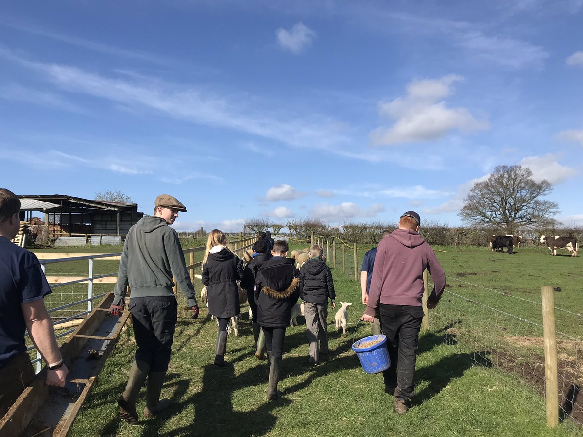 junior_bede's tweet photo. Missing the farm days! This was from our last visit where the pupils loved pottering around doing jobs with the other workers. In times like these we encourage all parents and carers to get their kids involved in learning vocational skills. All about hands on experiences! https://t.co/lfpP1QKp7l
