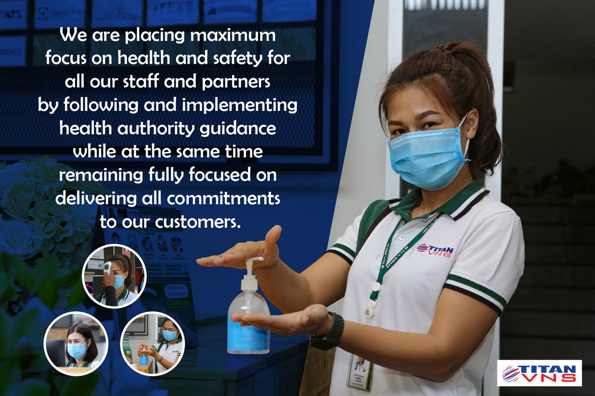 TitanVNS's tweet image. We are placing maximum focus on health and safety for all our staff and partners by following and implementing health authority guidance while at the same time remaining fully focused on delivering all commitments to our customers. #Covid_19 #MaximumSafety #CoronaVirus