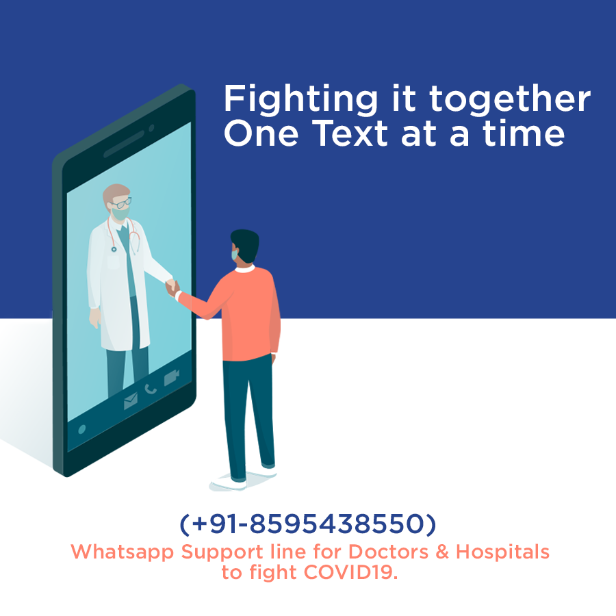 AmazfitIN's tweet photo. Hello All, We are launching a dedicated Whatsapp support line (8595438550) for all the hospitals, doctors to fight COVID19.  We are already donating high-quality #N95 masks and protective suits for doctors at AIIMS and Manipal Hospitals. 

Ping at this number if you need help. https://t.co/z8iIVIs0Dy
