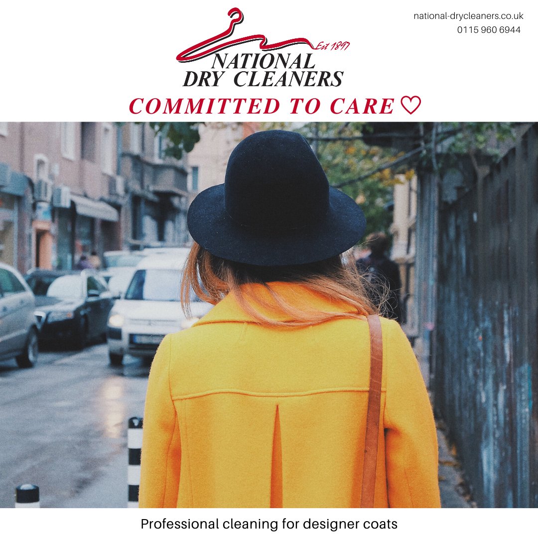 Here at National Dry Cleaners, we are committed to the highest standards of care 💛
🌐national-drycleaners.co.uk
☎️0115 960 6944

#drycleaners #dryclean #drycleaning #laundry #winter #coats #services #stainremoval #stains #canadagoose #expensive #committed #TLC #designer