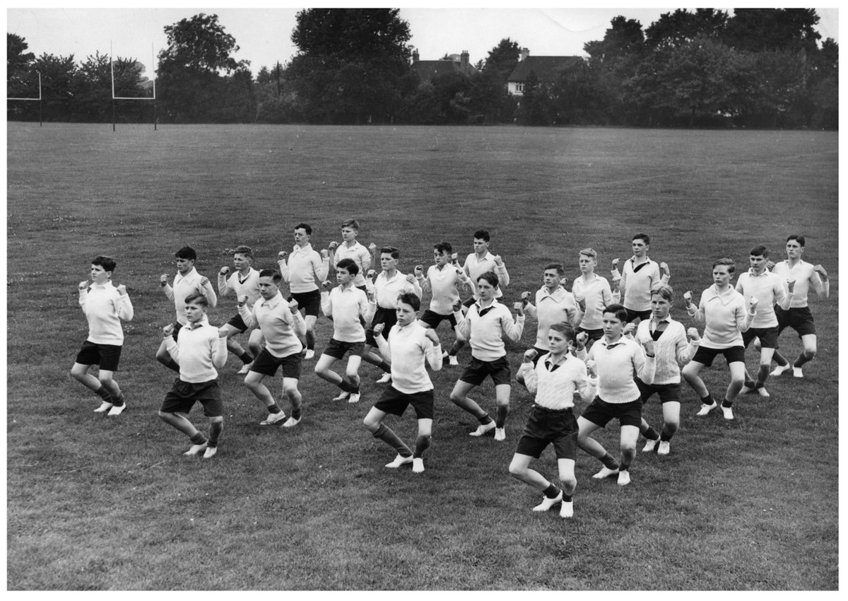 StJohnsSchoolArchive (@stjarchives) on Twitter photo 68 years ago! Keeping fit on the senior field in 1952 <a href="/StJohnsSurrey/">St John's School, Leatherhead</a> <a href="/OldJohnians/">St John's OJs</a> #keepfit #exercise #ExploreYourArchive #archives 68 years ago! Keeping fit on the senior field in 1952 <a href="/StJohnsSurrey/">St John's School, Leatherhead</a> <a href="/OldJohnians/">St John's OJs</a> #keepfit #exercise #ExploreYourArchive #archives