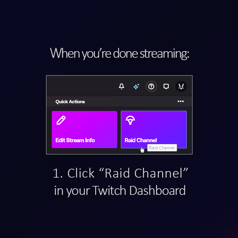 Volant Quick Psa For New Streamers Please Raid Other Channels At The End Of Your Stream Some Of Us Live Off Streaming And We Can Only Grow The Twitch Music