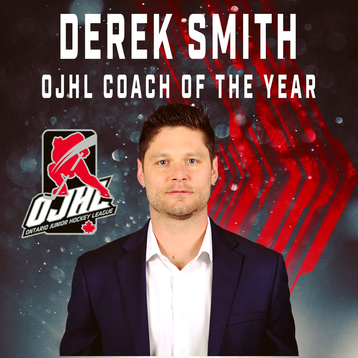 Congratulations to Dukes Head Coach Derek Smith who was named <a href="/ojhlofficial/">OJHL</a> Coach of the Year after leading the Dukes to a league best 43-9-2-0 record!
(📷 Tim Bates/OJHL Images)