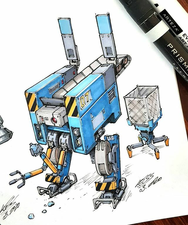 kissrobert's tweet photo. Construction bot working together with the previous one. Got around to colouring this one.
.
.
.
.
.
.
.
#doodle #sketch #idsketch #idsketching #industrialdesign #productdesign #productsketch #designsketch #industrialdesigncommunity #dailysketch #dailydo… https://t.co/Ci3IEzJ50L https://t.co/CqKbEeTFoa