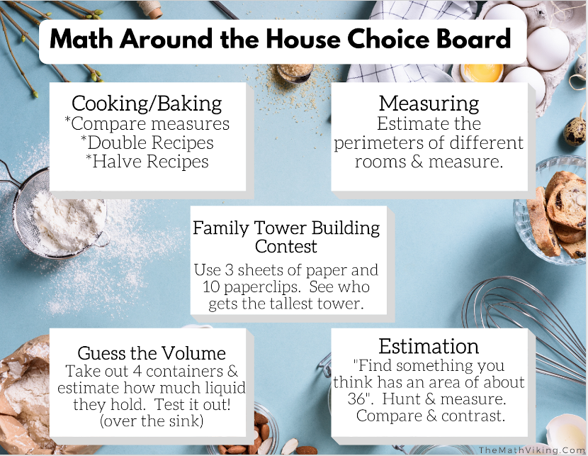 Here are some editable Choice Boards for MATH OUTSIDE and MATH AROUND THE HOUSE! docs.google.com/presentation/d…  
<3 to see your ideas!!   
<a href="/NCTM/">NCTM</a>  <a href="/drMi/">Eric Milou</a> <a href="/MTPSpride/">Middletown Township Public Schools</a> @TracyZager  <a href="/JSchwartz10a/">Joe Schwartz</a> <a href="/joboaler/">Jo Boaler</a> <a href="/seibertd94/">Danielle Seibert, EdD</a> <a href="/val_dematteo/">Mrs. DeMatteo</a> <a href="/gfletchy/">Graham Fletcher</a> <a href="/BuildMathMinds/">Christina Tondevold</a> <a href="/SteveWyborney/">Steve Wyborney</a>