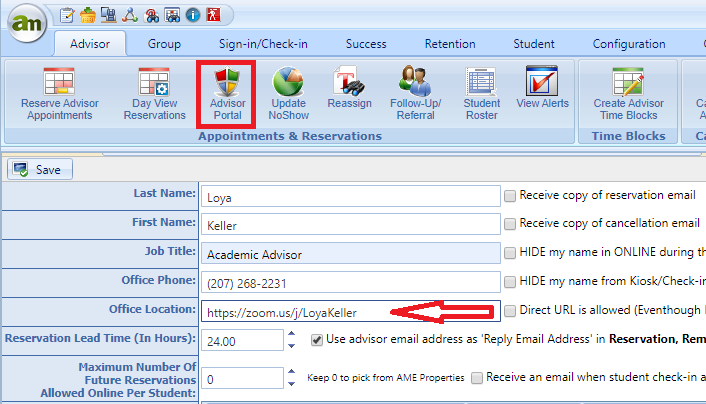 E2EAdvising's tweet photo. Appointment Manager Adding WebEx/Zoom/Phone, Zoom, Team Meeting, Google Hangout or WebEx Links for appointments https://t.co/k6wNWY2Ye8