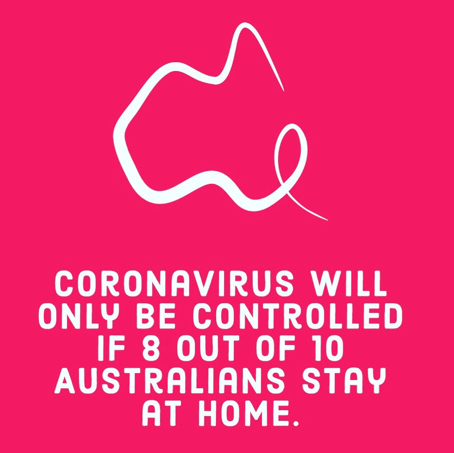 Fact. 
#CoronavirusLockdown #StayHomeAustralia #coronavirusaustralia #AusGov #workingfromhome #AusGov #CoronavirusLockdown