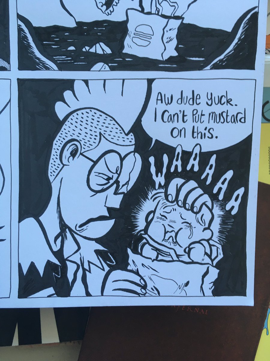Spending quarantine drawing a silly comic about finding a baby during the apocalypse
Here's some sneaky peaks
(I'm not really scripting it - just winging it to make it have a more loose feel)