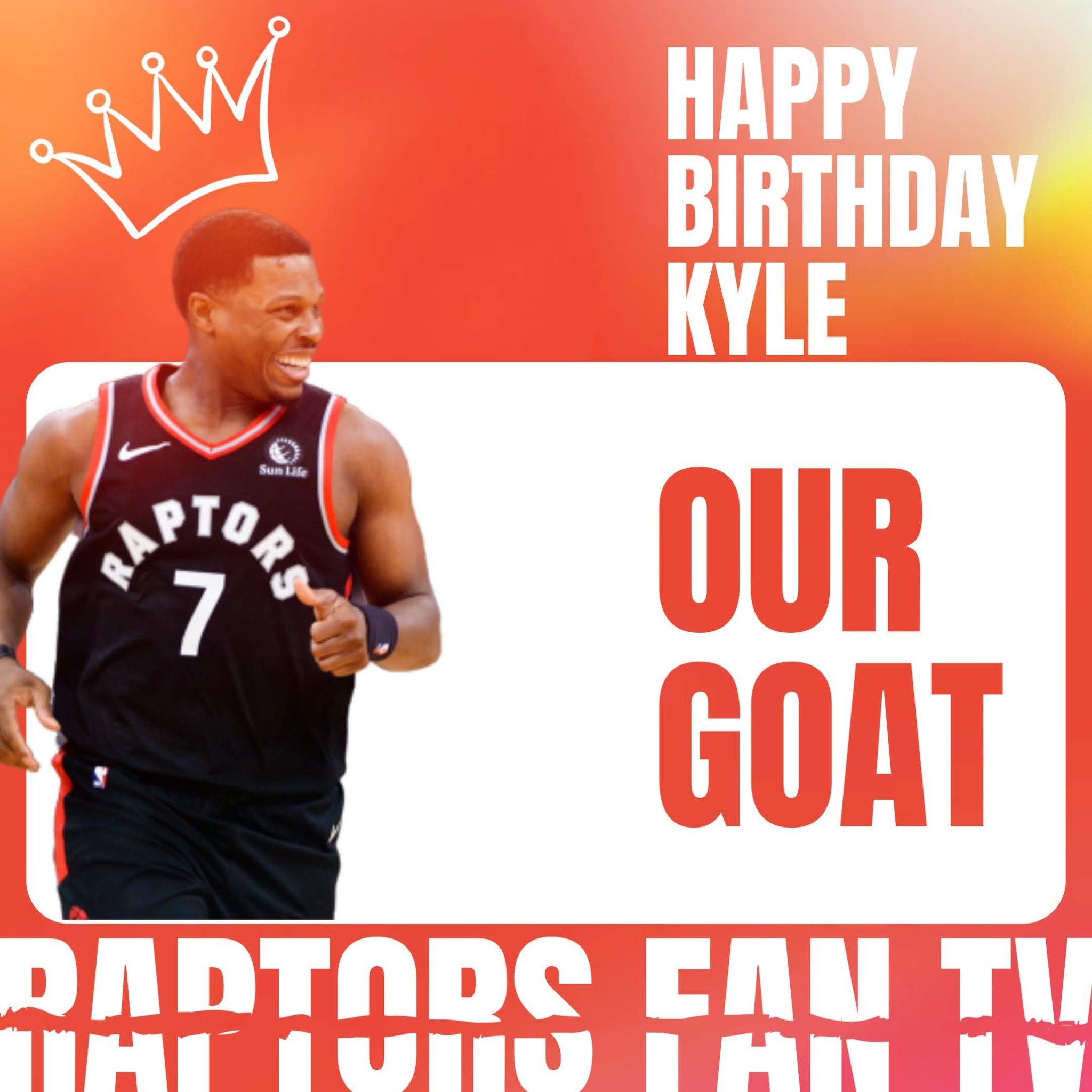 Happy Birthday to our GOAT Kyle Lowry 