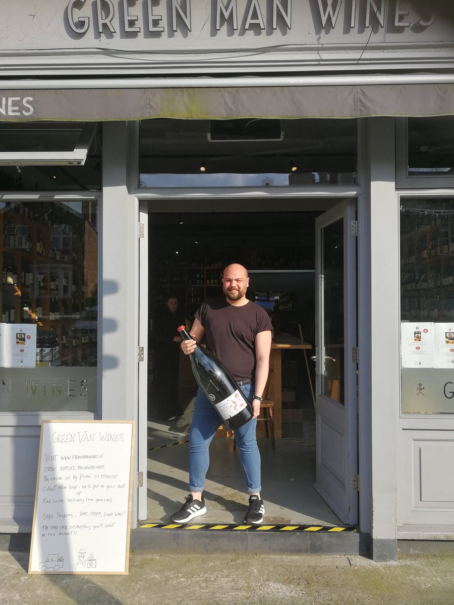 LesliesWineFood's tweet photo. So @GreenManWines1 is now #GreenVanWines with delivery and collection... https://t.co/E8fhPNfK2n
