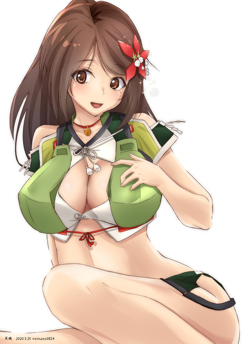 天城(艦これ) 「けしからん公式衣装's
#艦これ版深夜の真剣お絵描き60分一本勝負
#艦これ版真」|まと@頑張る2023年のイラスト