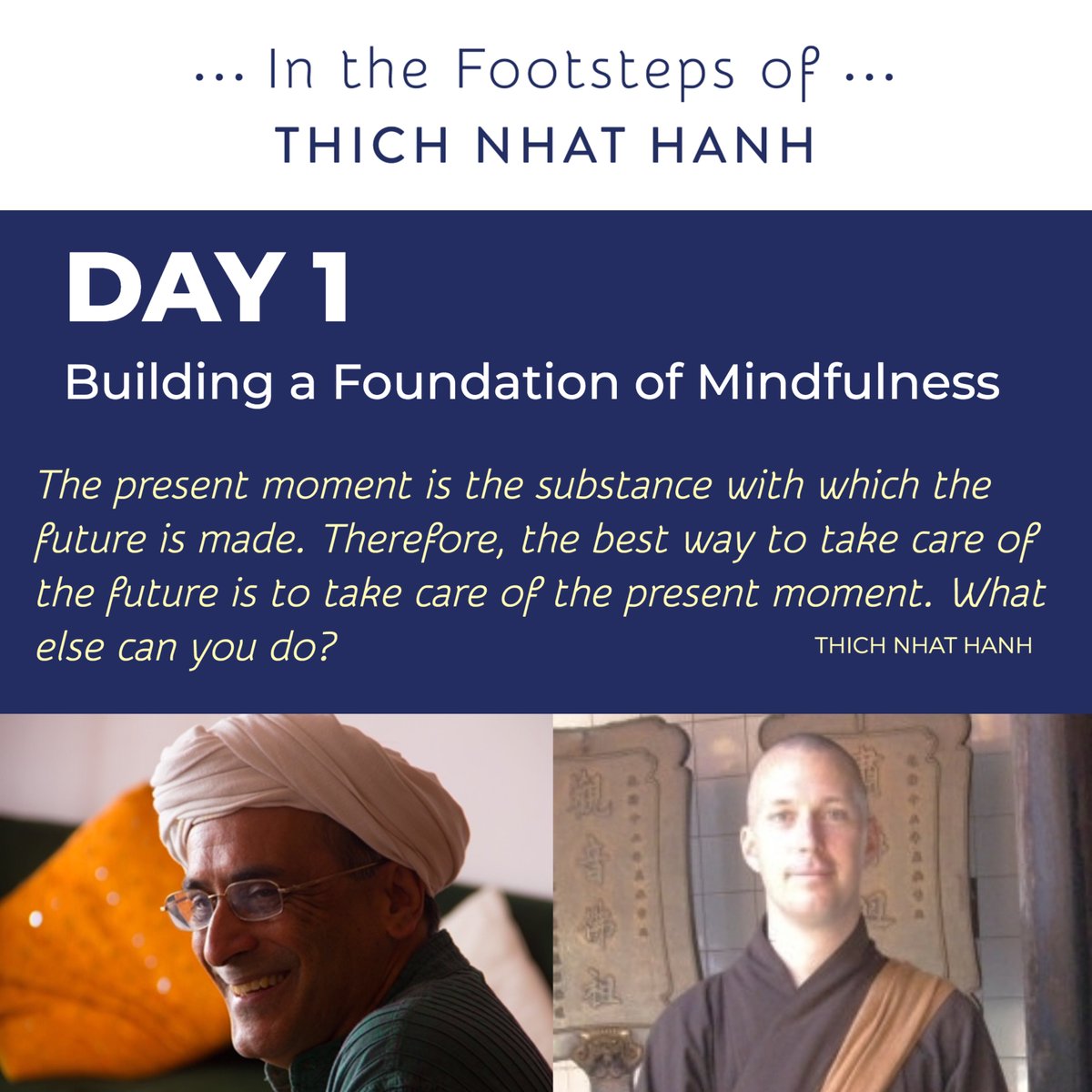 The online summit starts today! The first day's theme is: Building a Foundation of Mindfulness, featuring:

Brother Phap Hai - “The Miracle of Mindfulness”
Shantum Seth - “Walking in the Footsteps of the Buddha: Walking Meditation”

Register here:
promo.lionsroar.com/free-summit-th…
