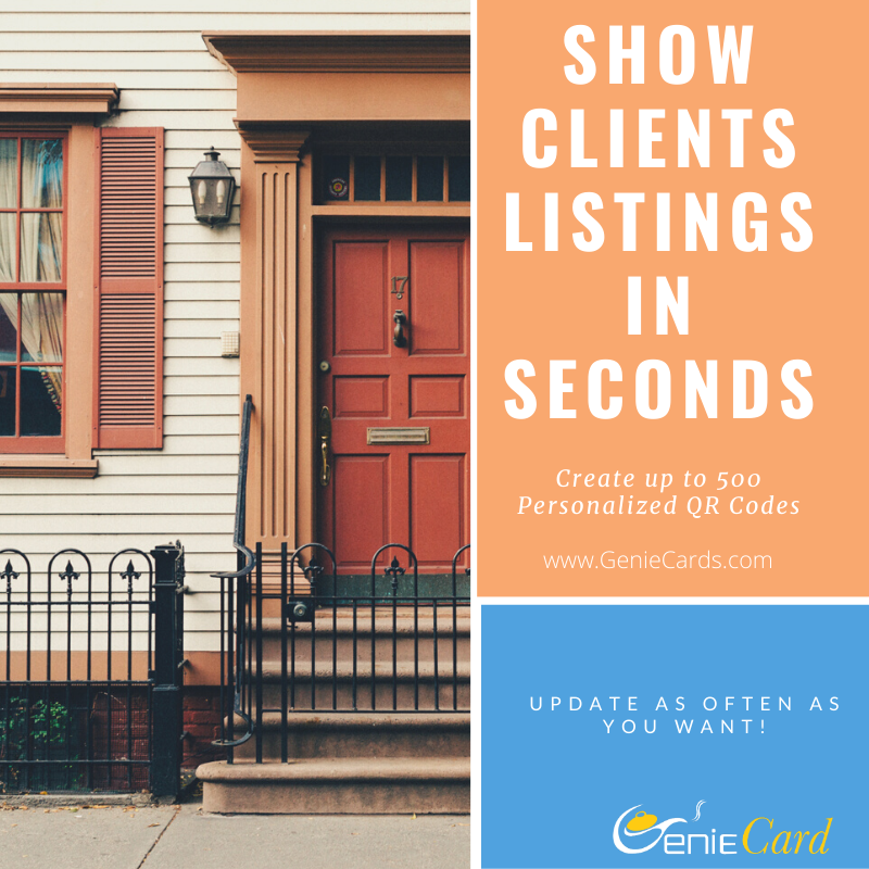 genie_cards's tweet photo. Hey Real Estate Agent and Investors! With Our Subscription Service You Can Now Update Information as Often As You Want. Have Access To Up To 500 Personalized QR Codes.

#realestate #work  #investor #millionaire #socialmediamarketing  #growth #ceo #boss #realtor https://t.co/kWHNeYrs15
