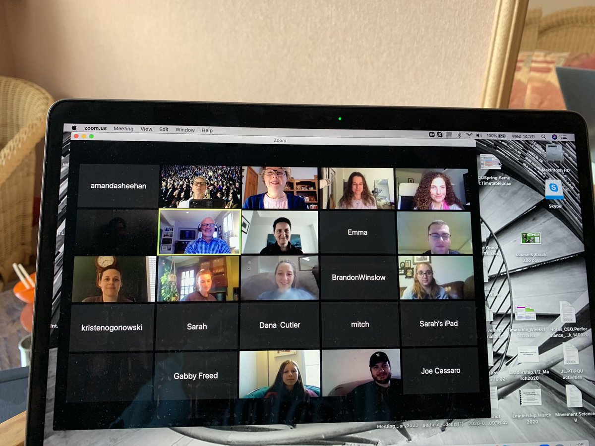 ekstokes's tweet photo. We had so many PT students join our leadership session today. Thanks to @EmerMcGowan &amp; @kjharwoodpt for being such a great team. 

Looking forward to sessions with other students in #GlobalPT

Thanks also to @karenlitzyNYC &amp; @JalovcicDjenana was joining us too https://t.co/afINfpymwM