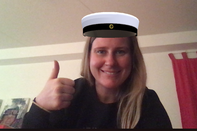 EHeyting's tweet photo. Finnish🇫🇮HS Grads receive a "sailor's cap" at graduation. After @IB_DP exams were cancelled on Mon, one of our inventive seniors @ishelsinki went about designing a filter for GoogleMeets where he and his peers could still don the traditional cap! #ConnectedISH #Finland #Vappu2020 https://t.co/pVJ2ARrVTH