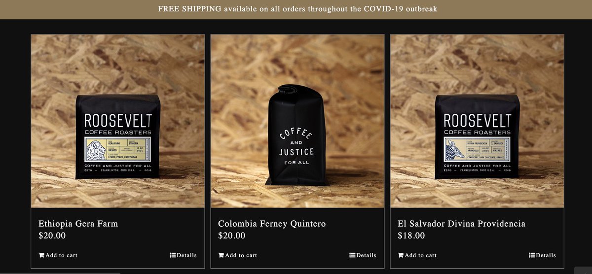 Did y'all know that <a href="/RooseveltCoffee/">The Roosevelt Coffeehouse</a> has FREE delivery right now? It's my fave coffee in #Columbus AND they're gifting it to healthcare professionals to give them the extra love &amp; caffeine they deserve.

roosevelt.coffee

Please, take my money. I'm voting w/my dollars!