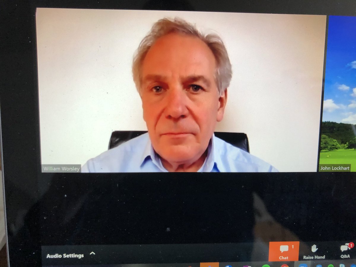 NicoleCollomb's tweet photo. Pleased to hear Sir William Worsley highlighting importance of landscape and design in deciding where new woodlands should be created at #AWC20 https://t.co/46f99dF3c4
