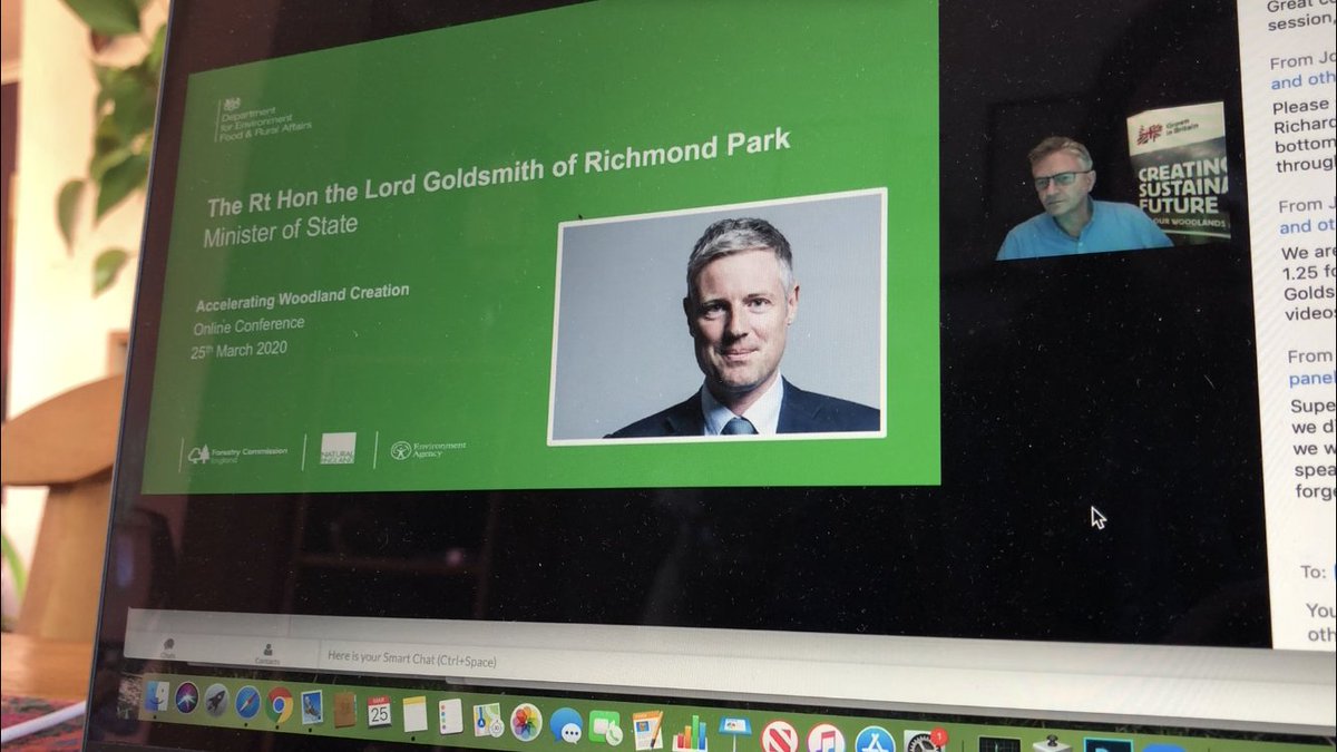 VasternTimberUK's tweet photo. Great to hear @ZacGoldsmith enthusiastically backing a productive domestic timber market at the Accelerating Woodland Creation conference. 

He talked today about creating a ‘Conveyor belt of locked in carbon’. 

All very encouraging. #AWC20 https://t.co/nivuTY5Pm8