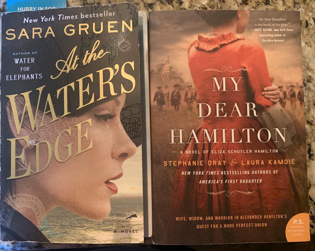 SaraPierce92's tweet photo. My current paper book reads. “City of Girls” (not pictured) is my current audiobook of choice for teacher book club. All of this extra time to read has been amazing! #MCR1Pride @MustangCulture @mcr1_nhs @council_mc https://t.co/fPEBDJyHX8