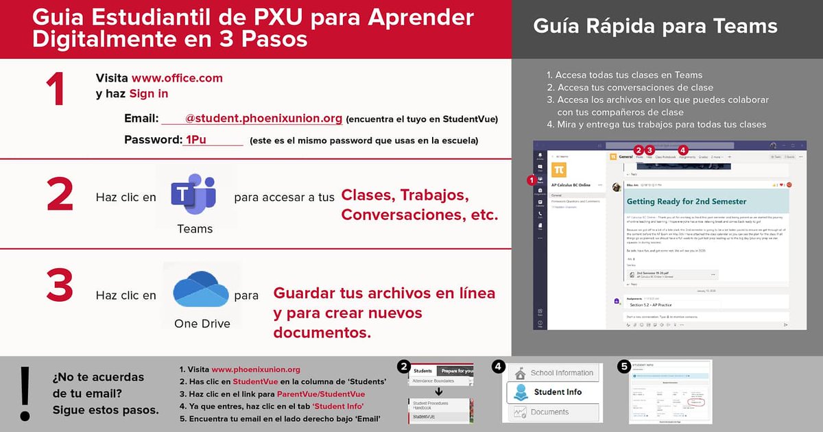 SPREAD THE WORD: We miss you, and are working to connect you w/teachers. Please follow the steps below &amp; REMINDER: We're not starting new material. You can supplement your learning &amp; catch up. Teachers will connect Mar 31st for supplemental work. #ClosedNotClosed <a href="/CChsChampions/">Cesar Chavez</a>