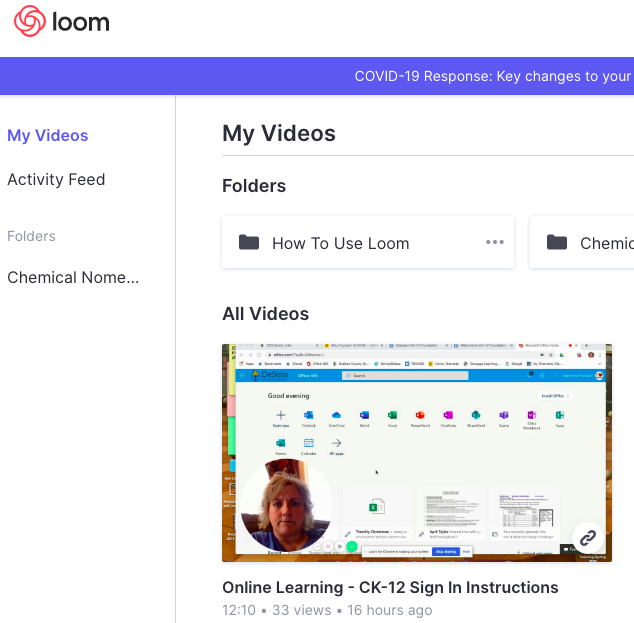 j_foucault's tweet photo. Busy morning posting online chemistry lessons for parents and students! @useloom, @RemindHQ, @Flipgrid, @edmodo, @APforStudents, @Office365, @SchoolStatusApp @dchsjaguars #onlinelearning #chemislife #RaiseTheBar #TeamDCS https://t.co/uj7oxsxbJG