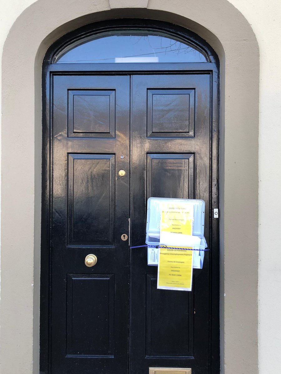 kildarelibrary's tweet photo. Thanks to #MaynoothLib for these COVID-19 form packs. Available now outside the library ๐
#WhatLibrariesDo #TakeACloserLook #StayAtHome #FlattenTheCuve
@LGMAIreland @LAIonline @Community_Hubs @KildareCoCo @LibrariesIre @welfare_ie https://t.co/Wr3KxSlXkQ