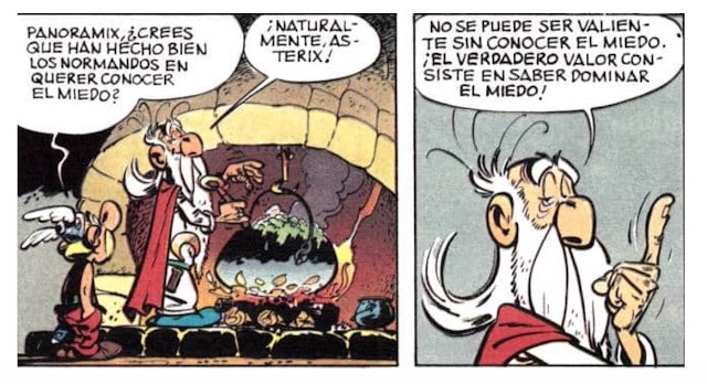 El padre de Asterix Uderzo, tenia una gran sensibilidad Taurina.  Un botón de muestra.  DEP