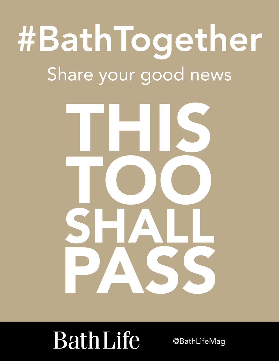 We have taken the difficult decision to suspend Bath Life temporarily due to the COVID-19 crisis, from the current issue #414 

Please keep checking our feed for updates. Thanks for all support. 

This too shall pass #BathTogether