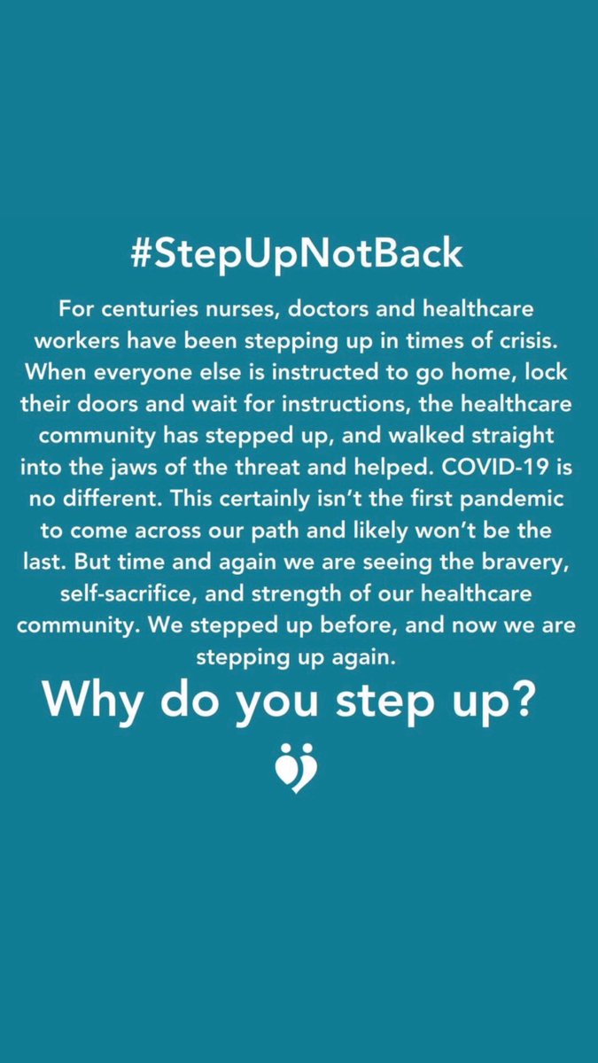 NicoleAsh0703's tweet image. To all my healthcare peeps: Nurses, Doctors, healthcare providers, RRT’s NP/PA’s, MA’s, Pharmacy, PCT’s midwives, EMS and first responders. I APPLAUD YOU ALL. #coronavirus #stepupnotback #nursessupportnurses #covidnursing #COVID19 #HealthCareWorkers #StayHome #WednesdayWisdom