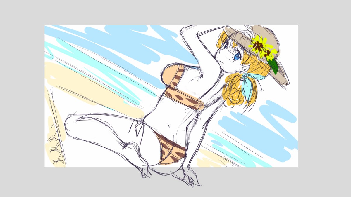 Orika_art's tweet photo. #slavya from #theherbalist
Unused #sketch
#bikini #swimsuit #animeart #animegame https://t.co/ILoSMBjLWC