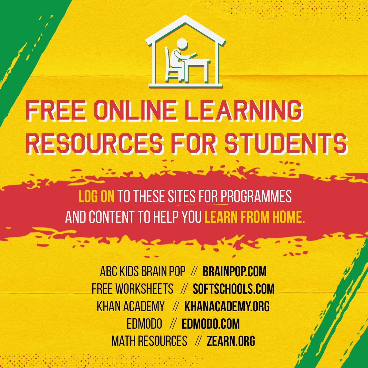 ISSASportsJA's tweet photo. Here are a few free online resources you can use to keep up with curriculum and continue learning from home.
#ISSAsportsJa https://t.co/BbRFItIBqt