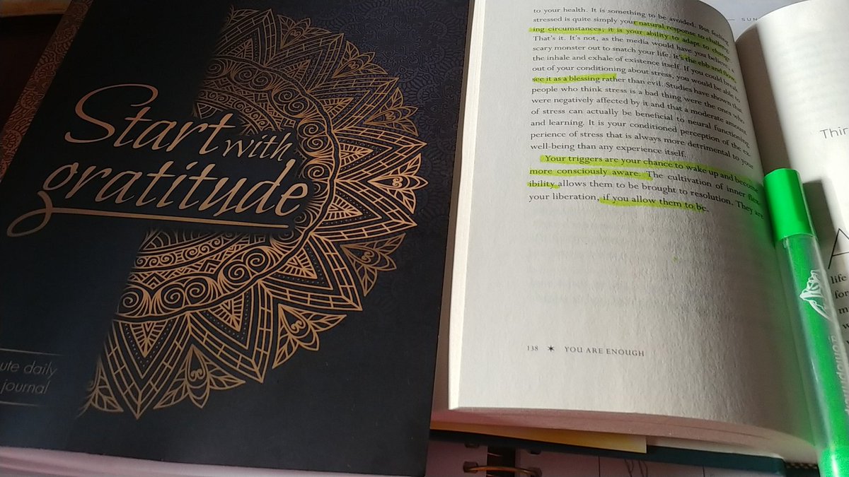 lisawdeliz's tweet photo. Here's how I start every morning! A little journaling and a few pages in the book I'm reading for the month! #VHSReads https://t.co/tQjFMhVxvx