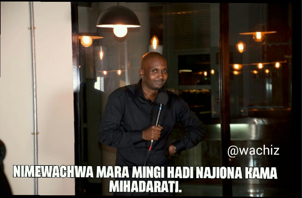 NairobiComedy's tweet photo. Vijana… tuwache mihadarati... https://t.co/kllBA4ojYm
